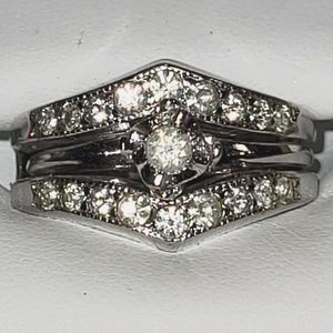 SOLD**** Diamond bridal set